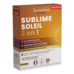 Santarome - complment solaire - autobronzant & protecteur solaire - 30 glules