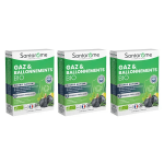 Santarome gaz et ballonnements bio digestion lot de 3 x 15 comprim�s