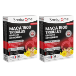 Santarome maca 1500 tribulus ginseng gingembre lot de 2 x 30 comprim�s