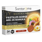 Santarome - pastilles gorge manuka - gorge irrite - 24 pastilles