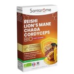 Santarome reishi lion's mane chaga cordyceps bio immunit� 10 ampoules