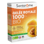 Santarome ruche royale gel�e royale 1000 mg bio immunit� 20 ampoules