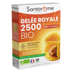 Santarome ruche royale gel�e royale 2500 mg bio immunit� 20 ampoules