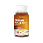 Santarome, sublime soleil 2 en 1, prparateur solaire, autobronzant 30 gummies