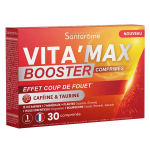 Santarome vita'max booster anti fatigue caf�ine & taurine 30 comprim�s