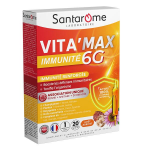 Santarome - vita'max immunité 6g - vitamine - 20 ampoules Santarome - vita'max immunité 6g - vitamine - 20 ampoules