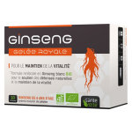 Santé verte complexe ginseng gelée royale goût orange / pêche 10 ampoules Santé verte complexe ginseng gelée royale goût orange / pêche 10 ampoules
