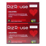 Sant verte levure de riz rouge lot de 2 x 60 comprims