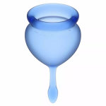 Satisfyer coupe menstruelle feel good bleu 20ml