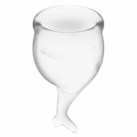 Satisfyer coupe menstruelle feel secure transparente 20ml