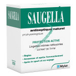 Saugella antiseptique naturel lingette intime nettoyante 10 units