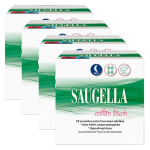 Saugella cotton touch serviette extra fine avec ailette nuit 48 protections