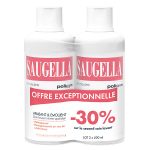 Saugella poligyn apaisant emollient soin lavant intime mnopause - 2x500ml