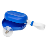 Savont bo�te � savon aimant�e bleue