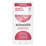 Schmidt's sensitive dodorant stick noix de coco argile 58g