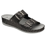 Scholl chaussures de confort mules aberdeen anthracite taille 37
