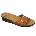 Scholl chaussures de confort mules amalfi marron taille 37