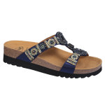 Scholl chaussures de confort mules new bogota wedge bleu fonc taille 36