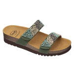 Scholl chaussures de confort mules zafira 3. 0 vert multicolore taille 36