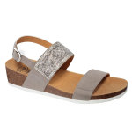 Scholl chaussures de confort sandales cecilia gris taille 37