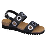 Scholl chaussures de confort sandales lara noir taille 42