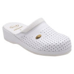 Scholl chaussures professionnelles sabot clog backguard byc - u blanc taille 37