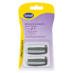 Scholl rouleaux de remplacement 2 en 1 exfoliant & lissant pour rpe electrique