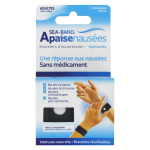 Sea - band adulte bracelet anti - nausées noir 2 unités Sea - band adulte bracelet anti - nausées noir 2 unités