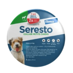 Seresto petit chien collier anti - puces et anti - tiques - 8kg 2 unit�s