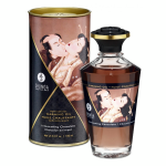 Shunga huile chauffante aphrodisiaque chocolat enivrant 100ml