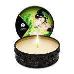 Shunga mini bougie de massage th vert