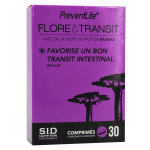 Sid nutrition preventlife flore & transit 30 comprims