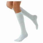 Sigvaris active loisirs chaussettes classe 2 long taille xxl bleu jean