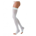 Sigvaris at2 bas auto - fixants pieds ouverts classe 2 court taille 2 blanc Sigvaris at2 bas auto - fixants pieds ouverts classe 2 court taille 2 blanc
