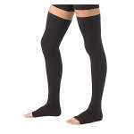 Sigvaris essentiel microfibre homme bas auto - fixants pieds ouverts classe 2 long taille s noir Sigvaris essentiel microfibre homme bas auto - fixants pieds ouverts classe 2 long taille s noir