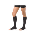 Sigvaris essentiel microfibre homme chaussettes pieds ouverts classe 2 long taille l noir Sigvaris essentiel microfibre homme chaussettes pieds ouverts classe 2 long taille l noir