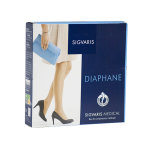 Sigvaris essentiel semi - transparent bas auto - fixants classe 2 long taille m + naturel Sigvaris essentiel semi - transparent bas auto - fixants classe 2 long taille m + naturel