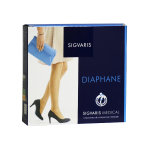 Sigvaris essentiel semi - transparent bas auto - fixants classe 2 normal taille xxl dune