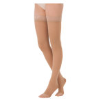 Sigvaris essentiel semi - transparent bas auto - fixants pieds ouverts classe 2 long taille xxl dune Sigvaris essentiel semi - transparent bas auto - fixants pieds ouverts classe 2 long taille xxl dune