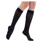 Sigvaris essentiel semi - transparent chaussettes classe 2 long taille m marine