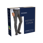 Sigvaris instinct coton homme chaussettes classe 3 long taille m sable