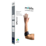 Sigvaris mobilis epiband bracelet de coude taille unique bleu gris