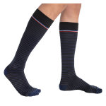 Sigvaris styles motifs marinière homme chaussettes classe 2 long taille l marine noir Sigvaris styles motifs marinière homme chaussettes classe 2 long taille l marine noir