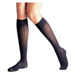 Sigvaris styles motifs rsilles chaussettes classe 2 normal taille s noir