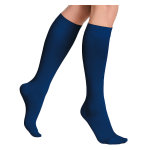 Sigvaris styles opaque chaussettes classe 2 long taille xs bleu marine