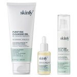 Skinfy routine visage peaux  tendance acnique