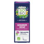 So'bio �tic aroma huile essentielle g�ranium rosat bio 10ml