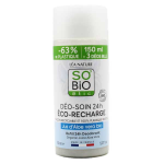 So'bio tic do - soin dodorant tolrance + jus d'aloe vera recharge bio 150ml