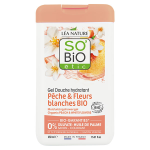 So'bio �tic douche gel hydratant p�che & fleurs blanches bio 450ml