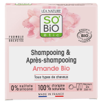 So'bio �tic shampooing et d�m�lant solide amande bio 65g